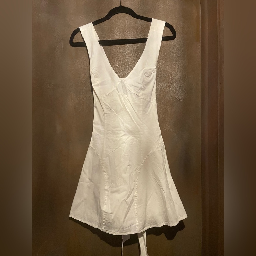Free People White Midi Dress - Picture 3 of 8